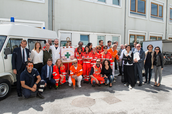 ICA consegna un’autoambulanza alla Croce Verde di Civitanova