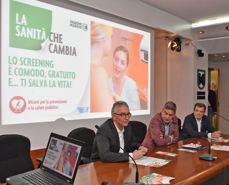 SCREENING ONCOLOGICI GRATUITI: AL VIA CAMPAGNA INFORMATIVA DELLA REGIONE MARCHE