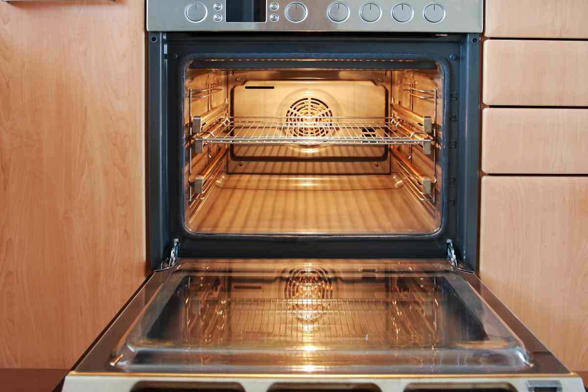 Doppio vetro forno metodo stampella